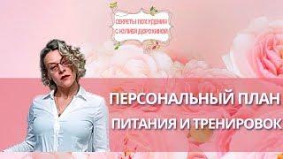 Персональный план питания и тренировок