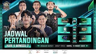 LIVE | MDL ID S11 | Regular Season | Minggu 2 Hari 4