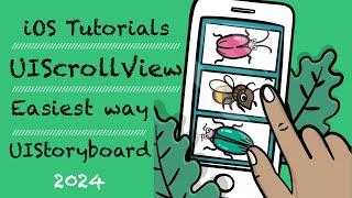 Easiest way to use ScrollView with Storyboard  | XCode 15,  Swift 5,  iOS 17 _ 2024