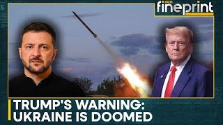 Russia-Ukraine War: Trump Urges US To Exit Ukraine Conflict | WION Fineprint