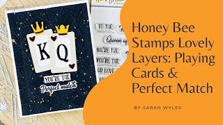 Honey Bee Stamps | You're the Perfect Match | Card Making Tutorial