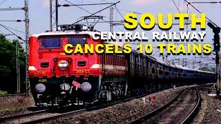 South Central Railway Cancels 10 Trains || Hybiz