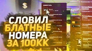 СЛОВИЛ БЛАТНЫЕ НОМЕРА ЗА 100 МИЛЛИОНОВ НА RADMIR RP(CRMP)