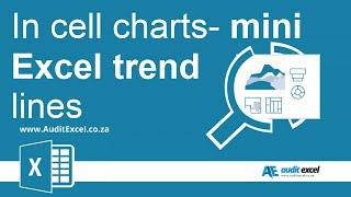 Mini charts INSIDE a single Excel cell- trendlines via sparklines