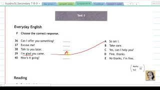 19. Spotlight 8. Module 1. Test booklet