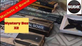 $36.99 BudK Machetes and Bowie Knife unboxing.