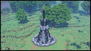 How to build a fountain in Minecraft | Fantasy style | Minecraft Tutorial