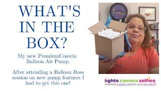 A box from LABalloons?  Could it be my new PremiumConwin Balloon Air Pump?  Yes, lets unbox it.