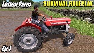 NEW GAME MODE - Survival Roleplay Farming Simulator 17 | Letton Farm - Ep 1