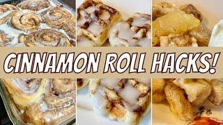 Viral TikTok Cinnamon Rolls | Canned Cinnamon Roll Hacks!