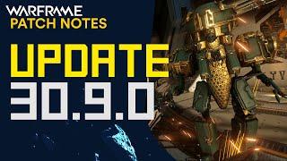 Update 30.9 Patch Notes for Warframe - Reductions