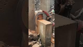 wot #concretecutting #Leave professional things to professionals #Portable wall cutting machine
