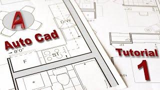 AutoCad для начинающих 01 - Интерфейс и Мышка + Линия