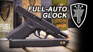 GLOCK 18C Officially Licensed Gas Blowback Full Auto Airsoft Pistol : Elite Force