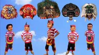 LUCU !!! UPIN IPIN DAN KAWAN KAWAN BERMAIN BARONGAN NGAMUK,GEDRUK DAN REOG PONOROGO || eps 6