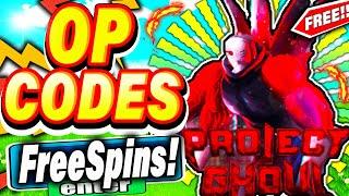 ALL NEW FREE SPINS *OP KAGUNE* CODES In Roblox Project Ghoul!