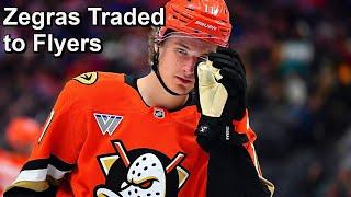 Ducks Trade Zegras to Flyers for Poehling and Draft Picks