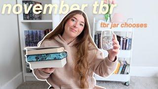 TBR prompt jar chooses my November reads! 🫶🫙 NOVEMBER TBR 2024