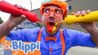 Blippi's Truck Fun! | Blippi Learns | Learn Colors and Science with Blippi!