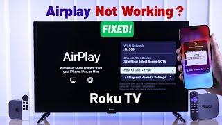 Roku TV: Airplay Not Working? - Fixed Roku Not Popping Up on Screen Mirroring!