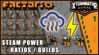 Factorio Tutorial - Steam Power Setup & Ratios : EP 3 Season 1