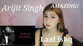 Arijit Singh || Laal ishq (reaction)