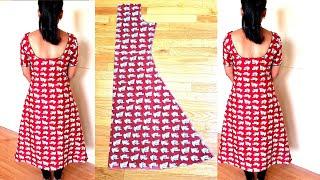 One Piece A-Line Umbrella Kurti | Very Easy Method