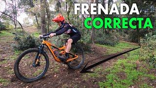 COMO FRENAR EN BICICLETA MTB  | Curso Técnica MTB #21