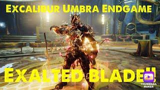 Warframe | Excalibur Umbra Furious Javelin Endgame Exalted blade build! (2024)