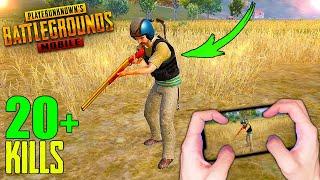 Я ПРОСТО ХОТЕЛ С НИМ ЗАТИМИТЬСЯ  СОЛО ПРОТИВ СКВАДОВ | PUBG MOBILE - С ВЕБКОЙ НА РУКИ (HANDCAM)