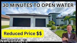 NEW CONSTRUCTION 30 MINUTES TO OPEN WATER REDUCED TO SELL #220 | NW CAPE CORAL FL