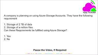 Azure Fundamentals Practice Questions || #AzureFundamentals #AZ900  @Vijay Tech360 ​