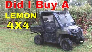 Bought Sight Unseen. Polaris Ranger 800XP. and it Has Issues