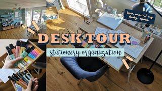 Desk Tour - How I organize my stationery