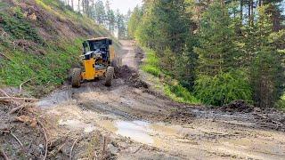 Длинное видео работы автогрейдера John Deere 670 Gp #johndeere #grader