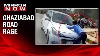 SHOCKING! Man dragged on bonnet of a car, dragged for almost kilometer | CAUGHT ON CAMERA