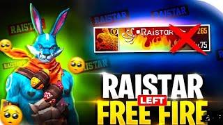 Raistar QUIT Free Fire - BYE !!  I'd BANNED ‪ #CR7ZONE444