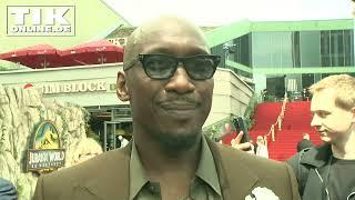 "Jurassic World Rebirth" Mahershala Ali on the movie, family & fitness! Interview at Movie Premiere