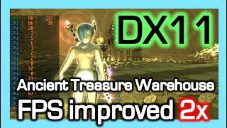 FPS improved 2x better / DX11 Test on Ancient Treasure Warehouse / Dragon Nest Korea (2022 April)