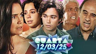 História de Amor - (12/03/25) Capítulo de hoje, Quarta-Feira l Capítulo 27 - Edição Especial