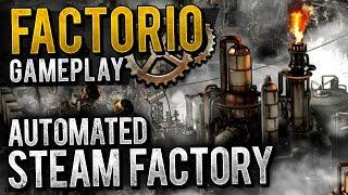 Factorio Gameplay - STEAM ENGINE SET-UP (Beginner) | Let's Play Factorio