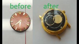 Watchmaking RESTORATION WATCH RAKETA KOPERNIK ASMR before and after Ремонт часов Ракета до и после