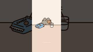 Pusheen: Cookies and Milk