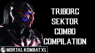 Mortal Kombat XL - Triborg (Sektor (LK-9T9)) Combo Compilation [Patch 1.14] ᴴᴰ