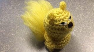 Белочка для левшей.Часть 1(3).Вязание крючком.Амигуруми.Squirrel Crocheting.Part 1(3) (left-handed)