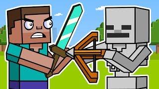 Block Squad: Minecraft Survival Mode (Animation Compilation) | ArcadeCloud