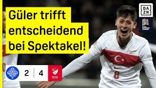 Aktürkoglu setzt traumhaften Schlusspunkt bei Spektakel: Island - Türkei | Nations League | DAZN