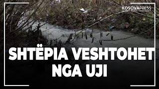 Shpërthimi i kanalit të ujit në veri, shtëpia veshtohet nga uji