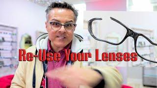 Broken Eyeglasses,  Re-Use Your Progressive Lenses