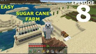 Poor Man's Sugar Cane Farm and Base Moooove!  - UpTheDubsGuy - Episode 8